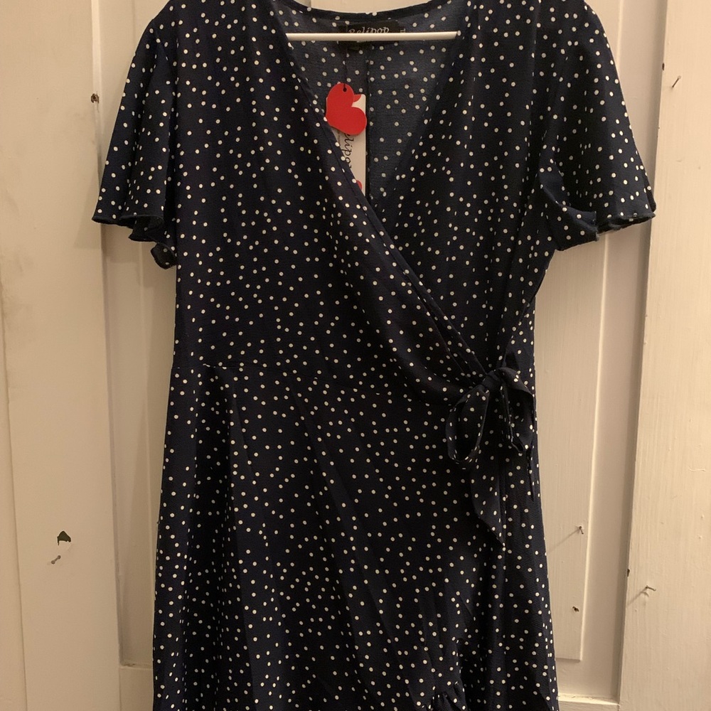 Navy blue dress